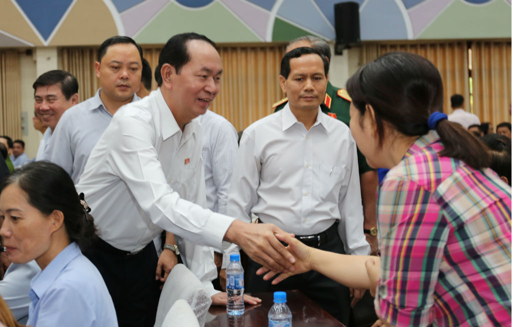 Những hình ảnh khó quên về Chủ tịch nước Trần Đại Quang-10