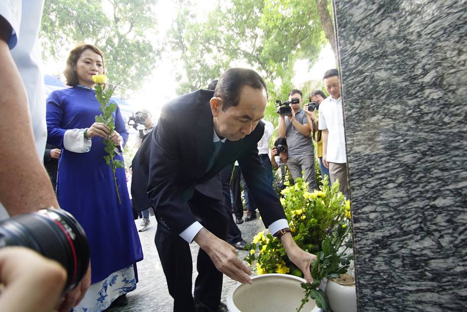 3 lần đánh trống trường của Chủ tịch nước Trần Đại Quang-6