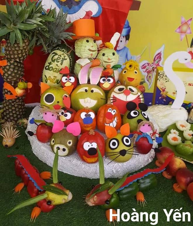 Chị em chia sẻ kinh nghiệm bày mâm cỗ Trung thu đủ màu sắc cho bé-5