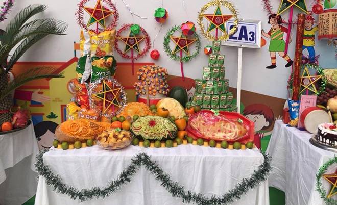 Chị em chia sẻ kinh nghiệm bày mâm cỗ Trung thu đủ màu sắc cho bé-11