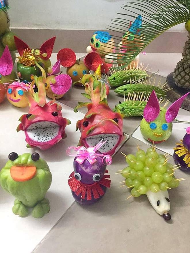 Chị em chia sẻ kinh nghiệm bày mâm cỗ Trung thu đủ màu sắc cho bé-12