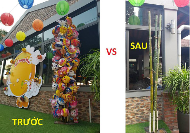 Treo cả trăm chiếc đèn lồng cho mọi người chụp ảnh, cô gái chết đứng khi lũ trẻ vặt sạch đèn, để lại mỗi cây tre-2