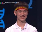 Nam sinh Nam Định được 100 điểm Khởi động, giành vé thi Tháng Olympia-2