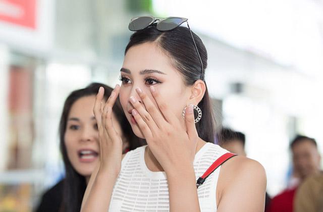 Trang điểm đơn giản khi về nhà, Tân hoa hậu 2018 còn rạng rỡ hơn cả lúc đăng quang-6