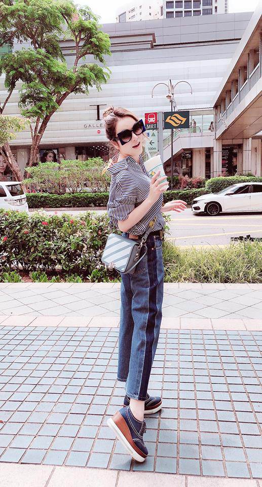 Ngoài đời chăm chỉ diện áo sơ mi, Lý Nhã Kỳ ăn gian tuổi cực khéo!-3