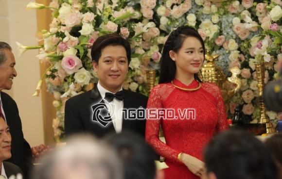 Đám cưới Trường Giang - Nhã Phương: Cô dâu Nhã Phương lộ bụng to trong lễ thành hôn-15