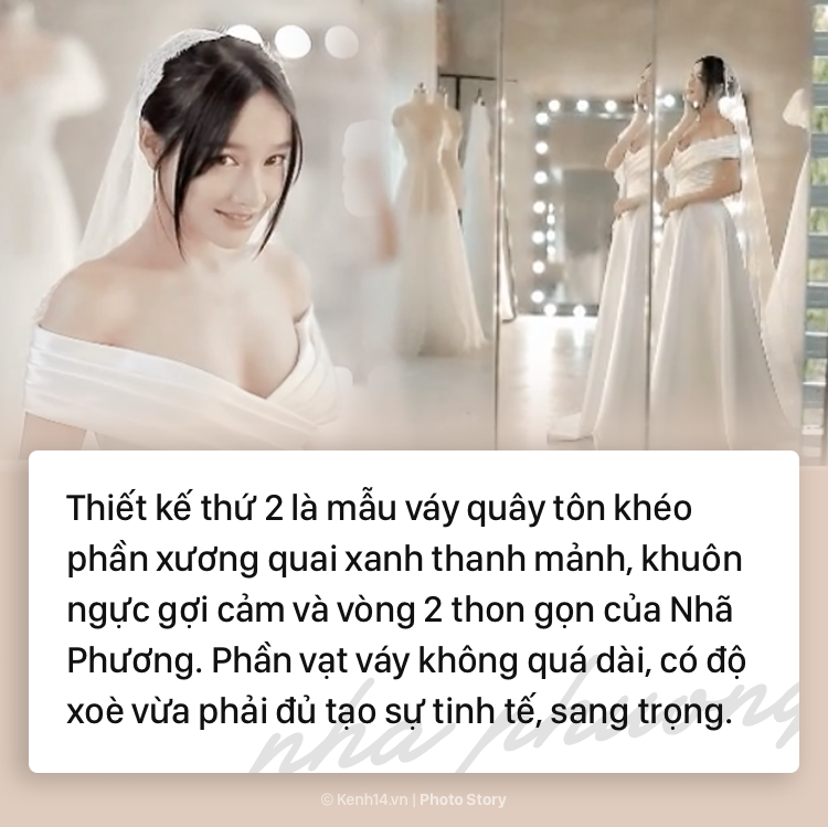 Khi Nhã Phương, Tú Anh, Mai Ngọc, Hari Won cùng so kè váy cưới lộng lẫy-10