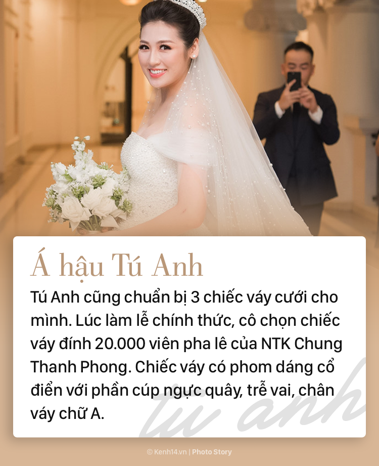 Khi Nhã Phương, Tú Anh, Mai Ngọc, Hari Won cùng so kè váy cưới lộng lẫy-5