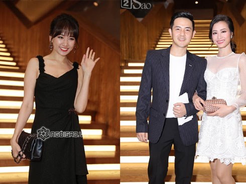 Hari Won lẻ bóng, Đông Nhi tình tứ bên Ông Cao Thắng trong đám cưới Nhã Phương - Trường Giang