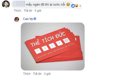 MC Cao Vy mở lại Facebook, tặng thẻ tích đức cho những người xỉa xói, châm chọc mình-6