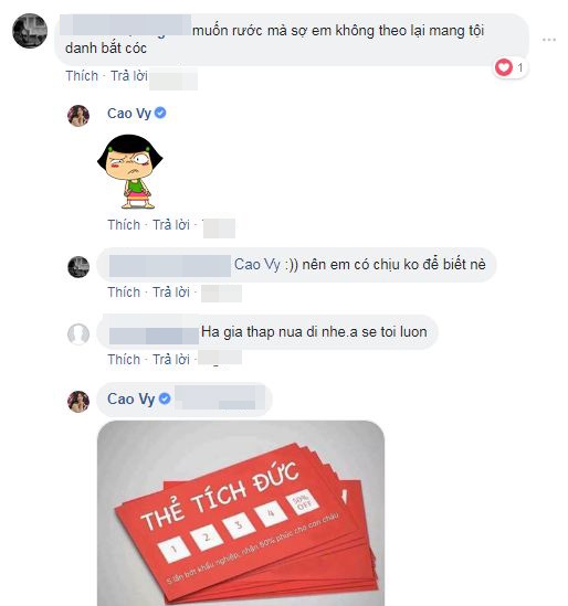 MC Cao Vy mở lại Facebook, tặng thẻ tích đức cho những người xỉa xói, châm chọc mình-5