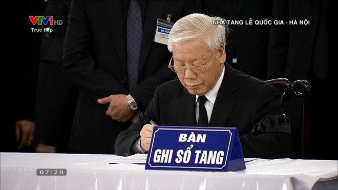 Lễ Quốc tang Chủ tịch nước Trần Đại Quang-1