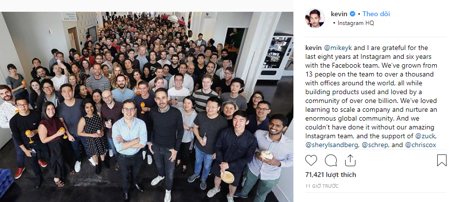 Hàng loạt báo uy tín cùng tố Mark Zuckerberg đã đẩy 2 giám đốc Instagram đến nước từ chức-1