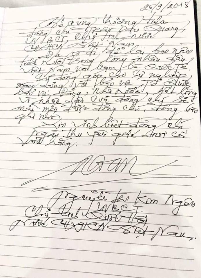 Lời lay động tiễn đưa Chủ tịch nước Trần Đại Quang-4