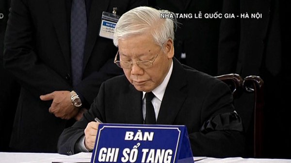 Lời lay động tiễn đưa Chủ tịch nước Trần Đại Quang-1