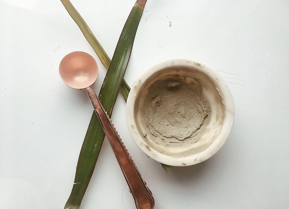 Tự làm mặt nạ đất sét thải độc da thổi bay mụn-6