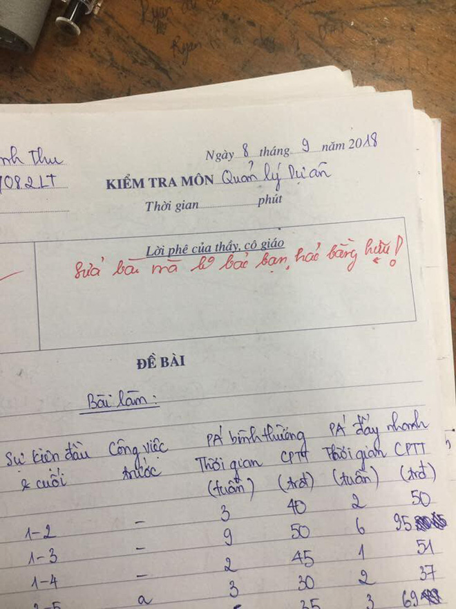 Đọc thấu ý đồ sinh viên lười, lời phê bá đạo của giảng viên đang được chia sẻ rần rần-4