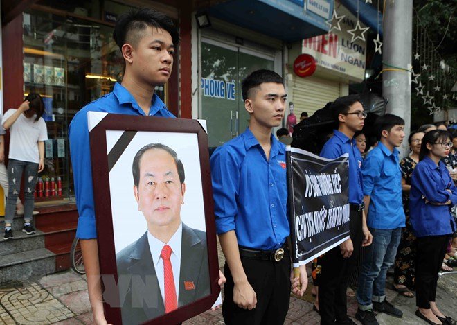 Lễ an táng Chủ tịch nước Trần Đại Quang tại quê nhà-38