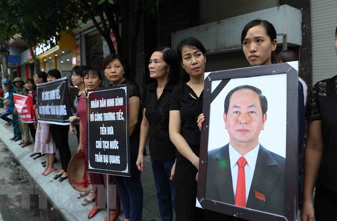 Lễ an táng Chủ tịch nước Trần Đại Quang tại quê nhà-37