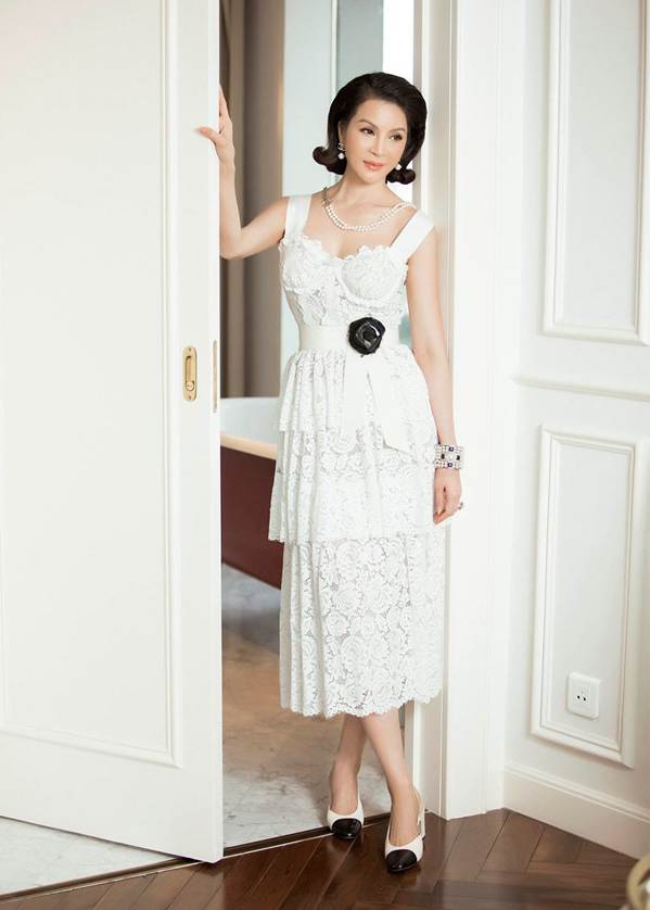 MC Thanh Mai đẹp không tì vết ở tuổi 45-6