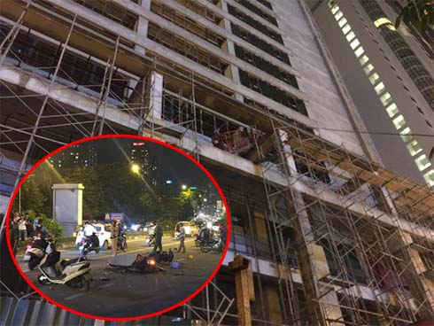 Ai phải chịu trách nhiệm cho cái chết của người phụ nữ vì thanh sắt rơi từ công trình ở Hà Nội?-5