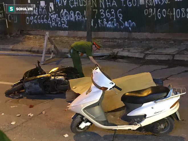 Cận cảnh nơi đặt cần trục rơi xuống đường Lê Văn Lương khiến mẹ đơn thân tử vong-2