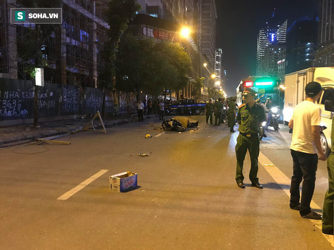 Cận cảnh nơi đặt cần trục rơi xuống đường Lê Văn Lương khiến mẹ đơn thân tử vong-3