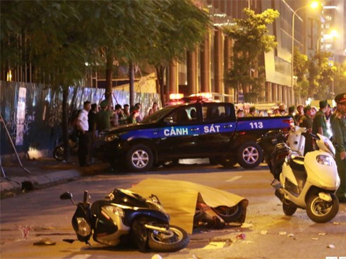 Khởi tố vụ án rơi vật liệu xây dựng khiến người phụ nữ chết thảm ở Hà Nội