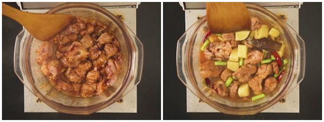 Chán nấu canh, đem sườn kho với khoai tây ngon ngất ngây, cơm bay cả nồi-2