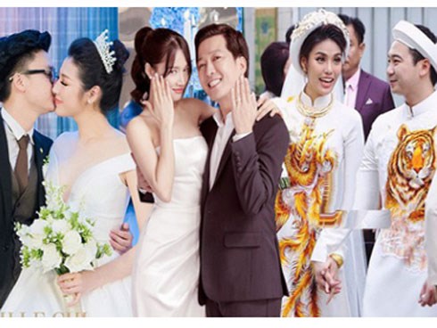 Kì lạ chưa, cả ba siêu đám cưới của showbiz Việt năm 2018 đều dính đến 