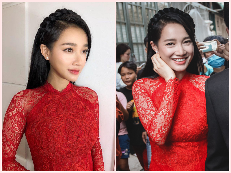 Hình ảnh Nhã Phương trong ngày cưới, cuối cùng nữ diễn viên cũng gia nhập hội chị em cằm nhọn hoắt rồi đấy à?-4