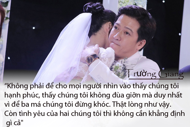 Cùng nhìn lại những lời nói ngôn tình của Trường Giang dành cho cô dâu Nhã Phương trong ngày cưới-3