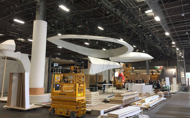 [NÓNG] Đột nhập gian hàng của VinFast ở Paris Motor Show trước giờ G-1