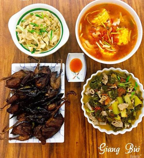 Chiều chồng khó tính, vợ đảm nấu bữa nào cũng ngon, các con thi nhau chấm điểm cao-3