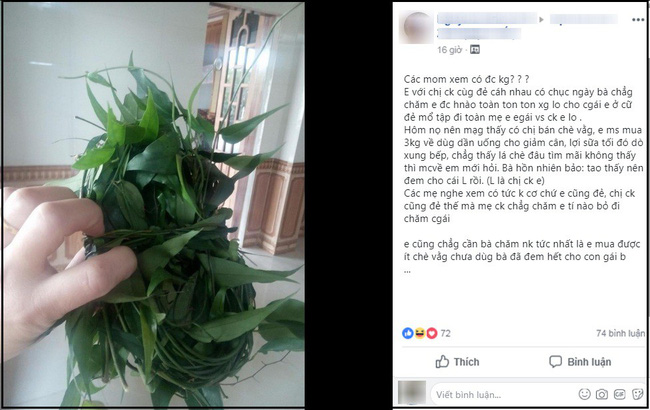 Mua được ít chè vằng, chưa kịp dùng đã bị mẹ chồng lấy cho con gái, nàng dâu bức xúc thì bị mắng thêm-1