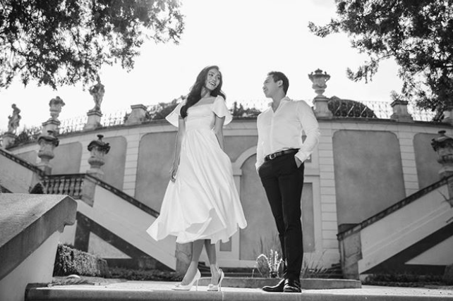 Hé lộ ảnh cưới ngọt ngào, giản dị chụp ở Paris của Lan Khuê và ông xã đại gia trước ngày trọng đại-3
