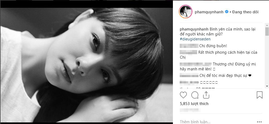 Phạm Quỳnh Anh trải lòng: ‘Bình yên của mình, sao lại để người khác nắm giữ’-1