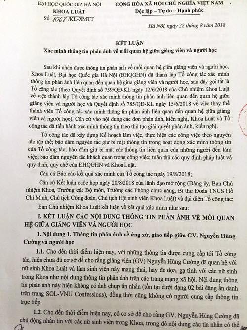 Tin mới vụ Tiến sĩ, giảng viên luật ĐH Quốc gia Hà Nội bị tố quấy rối nhiều nữ sinh-2