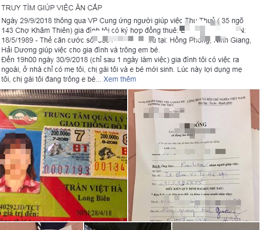 Hà Nội: Mất đồng hồ Rolex gần 270 triệu đồng sau khi thuê người giúp việc được một ngày-1