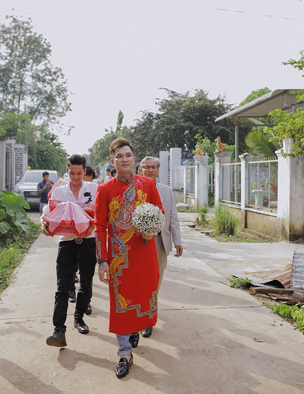 Ảnh độc đám cưới bí mật ở nhà quê của Lâm Chấn Huy và vợ kém 12 tuổi-1