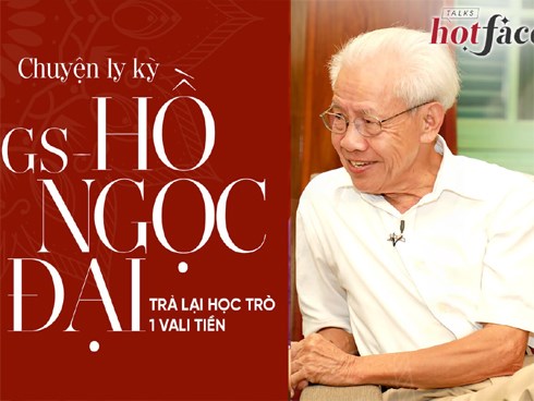 Chuyện ly kỳ: GS Hồ Ngọc Đại trả lại 1 vali tiền cho học trò