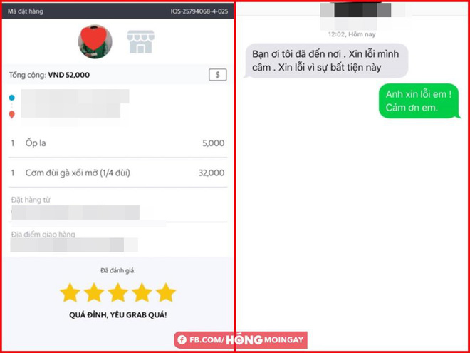 Xin lỗi, mình câm, tin nhắn của tài xế Grab khiến chàng trai lặng người-1