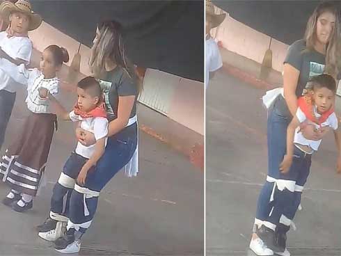 Giải cứu em bé bị mắc kẹt vì mẹ bỏ quên chìa khóa trong xe ô tô-1