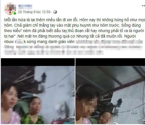 Vụ phụ huynh tố giáo viên đánh vào vùng kín học sinh mầm non: Người trong cuộc lên tiếng-1