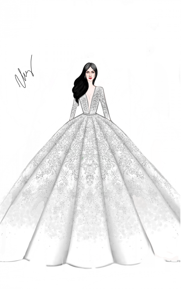 Không chỉ đầu tư váy cưới, Lan Khuê còn chi gần 100 triệu cho 3 đôi giầy cưới đẹp như cổ tích-3