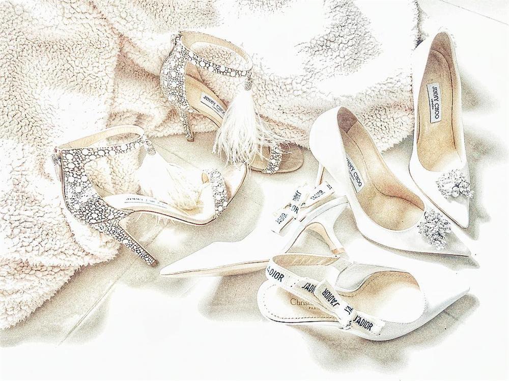 Không chỉ đầu tư váy cưới, Lan Khuê còn chi gần 100 triệu cho 3 đôi giầy cưới đẹp như cổ tích-6