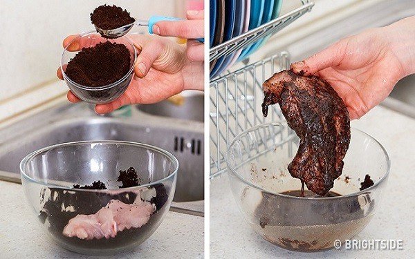 Tôi dùng bã cà phê để ướp thịt, chồng lắc đầu tuyên bố không động đũa nhưng sau đó thì phải khen lấy khen để-2