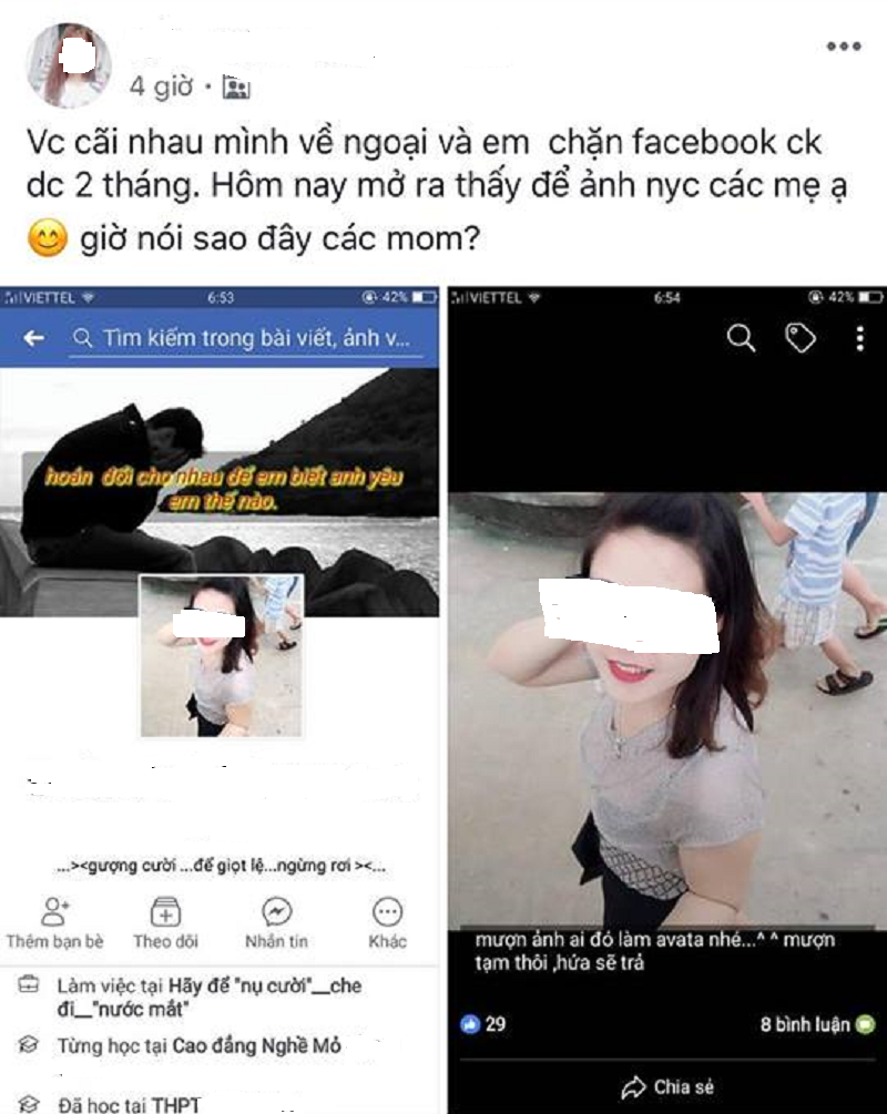 Giận chồng, vợ trẻ chặn facebook bỏ về ngoại 2 tháng, đến khi mở lại, chồng đã thay ảnh người yêu cũ-2