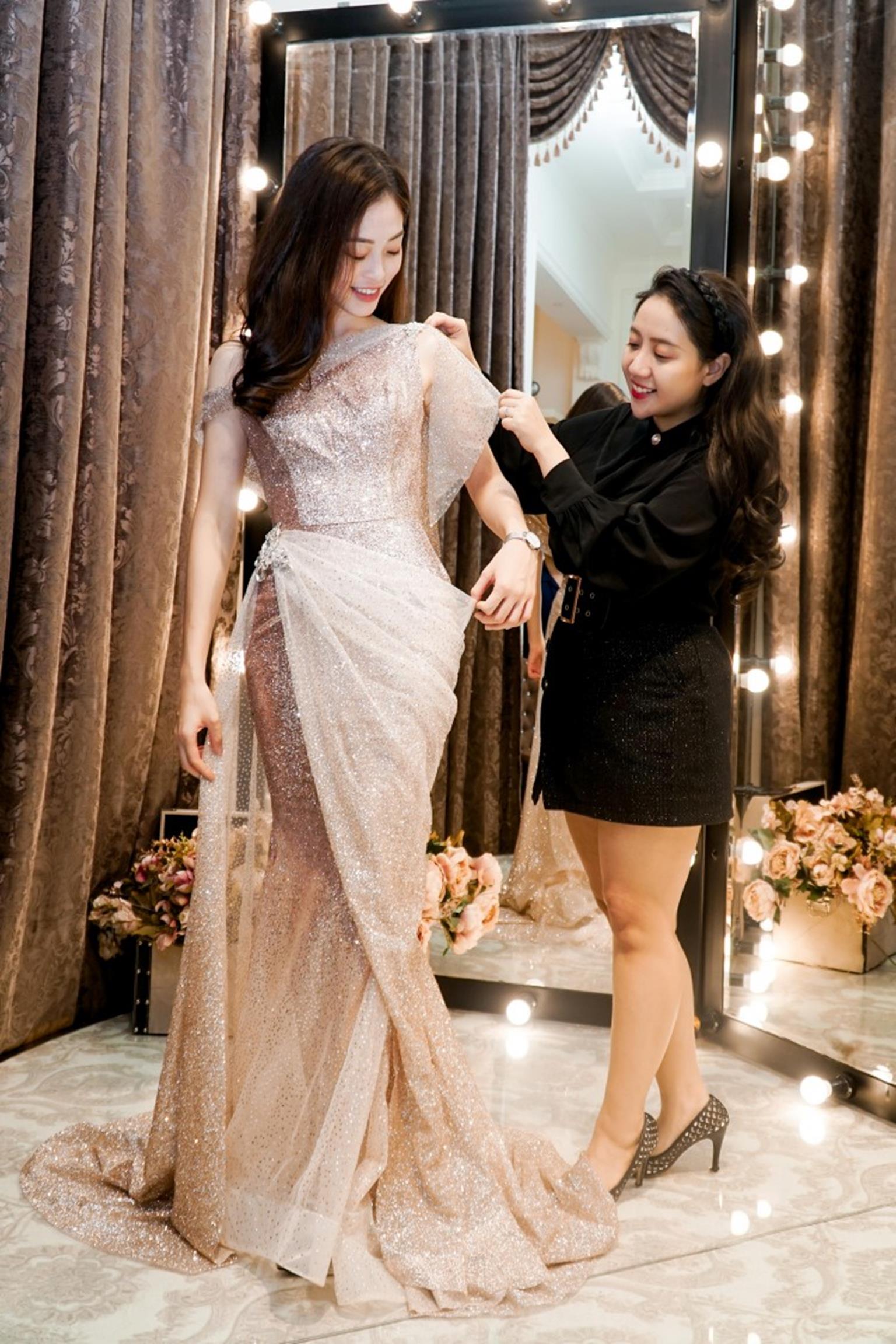 Á hậu Phương Nga mặc váy đẹp tựa nữ thần đi thi Miss Grand International-5