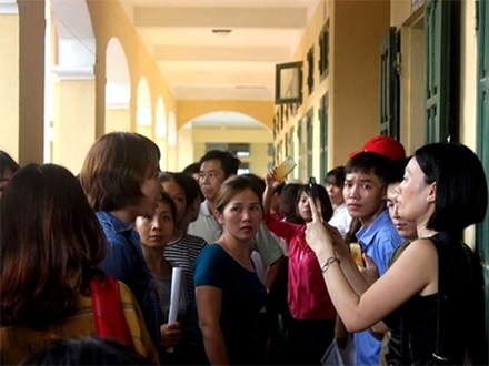 Phụ huynh Trường Tiểu học Sơn Đồng được mời lên trường 